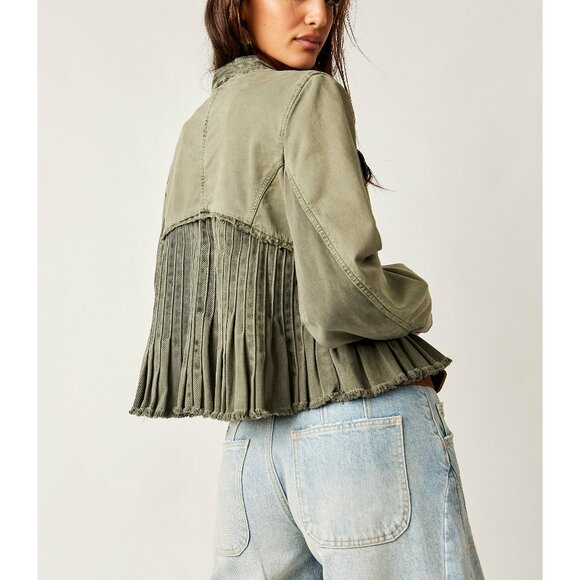 FREE PEOPLE Cassidy Jacket / Military - Picture 3 of 8